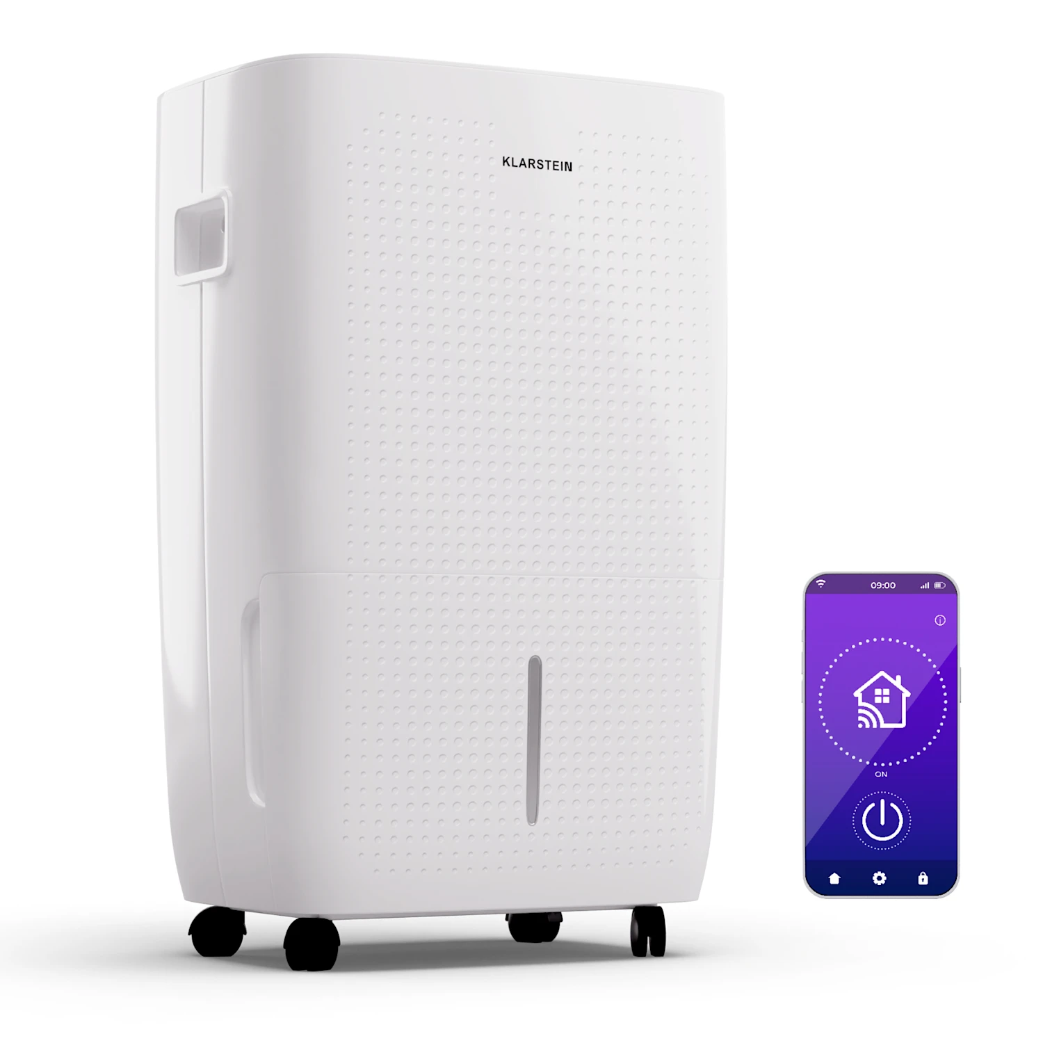 دستگاه رطوبت‌ گیر هوشمند ۶۰ لیتری DryFy Connect مدلklarstein Smart Luftentfeuchter - مناسب فضاهای بزرگ و کنترل هوشمند